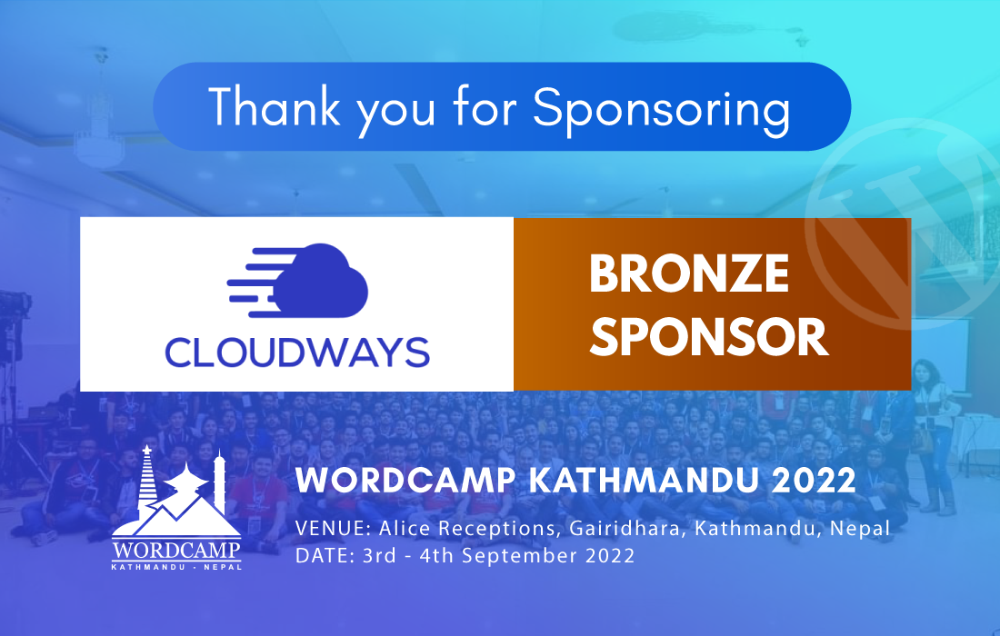 sponsor announcement Cloudways