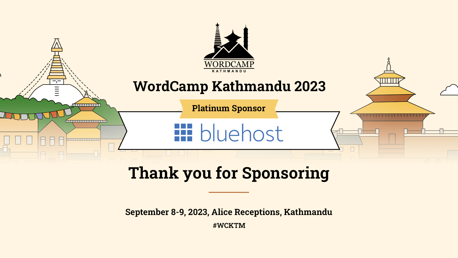 Thank you Bluehost for sponsoring