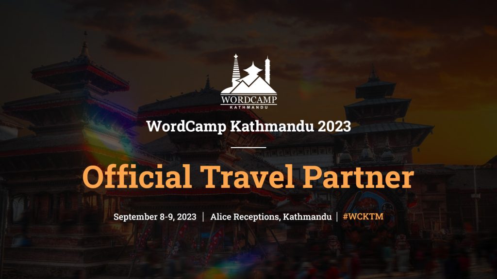 Official Travel Partner - WordCamp Kathmandu