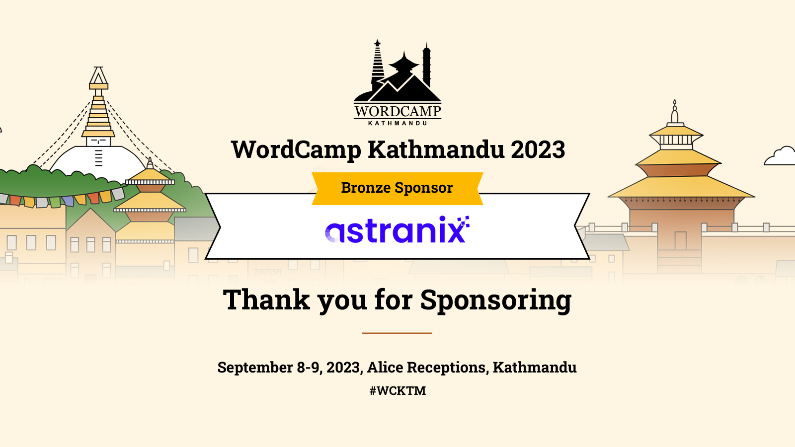 Thank you Astranix Technologies for sponsoring
