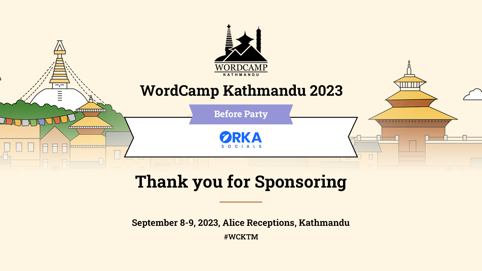 Thank you Orka Socials for sponsoring