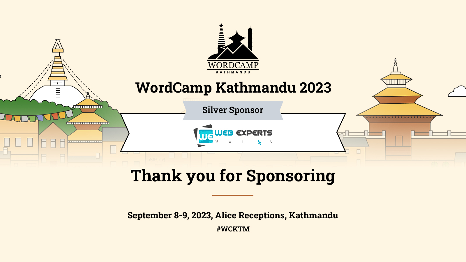 Thank you Web Experts Nepal for sponsoring