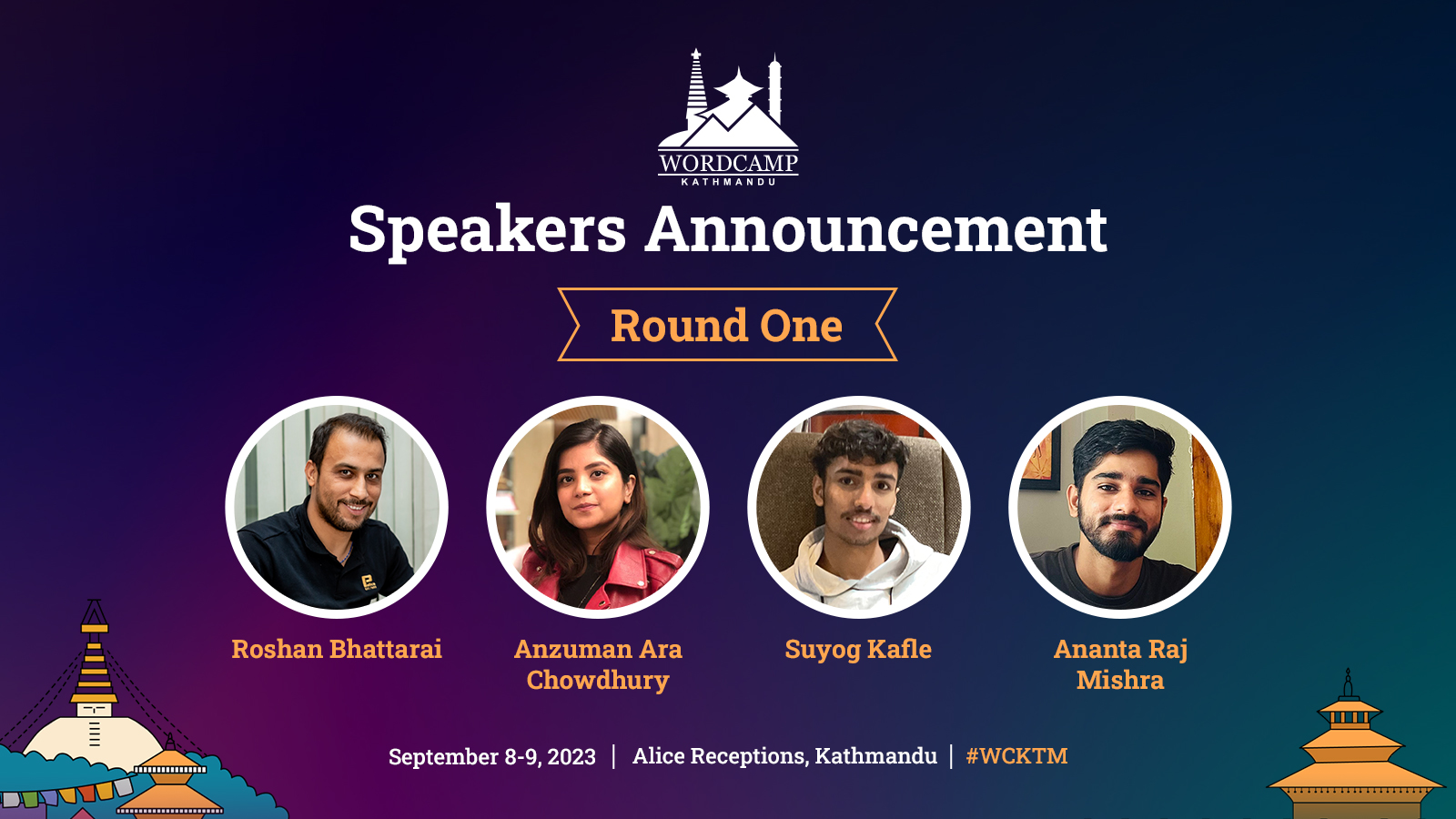 Announcing Speakers (Round 1) for WordCamp Kathmandu 2023