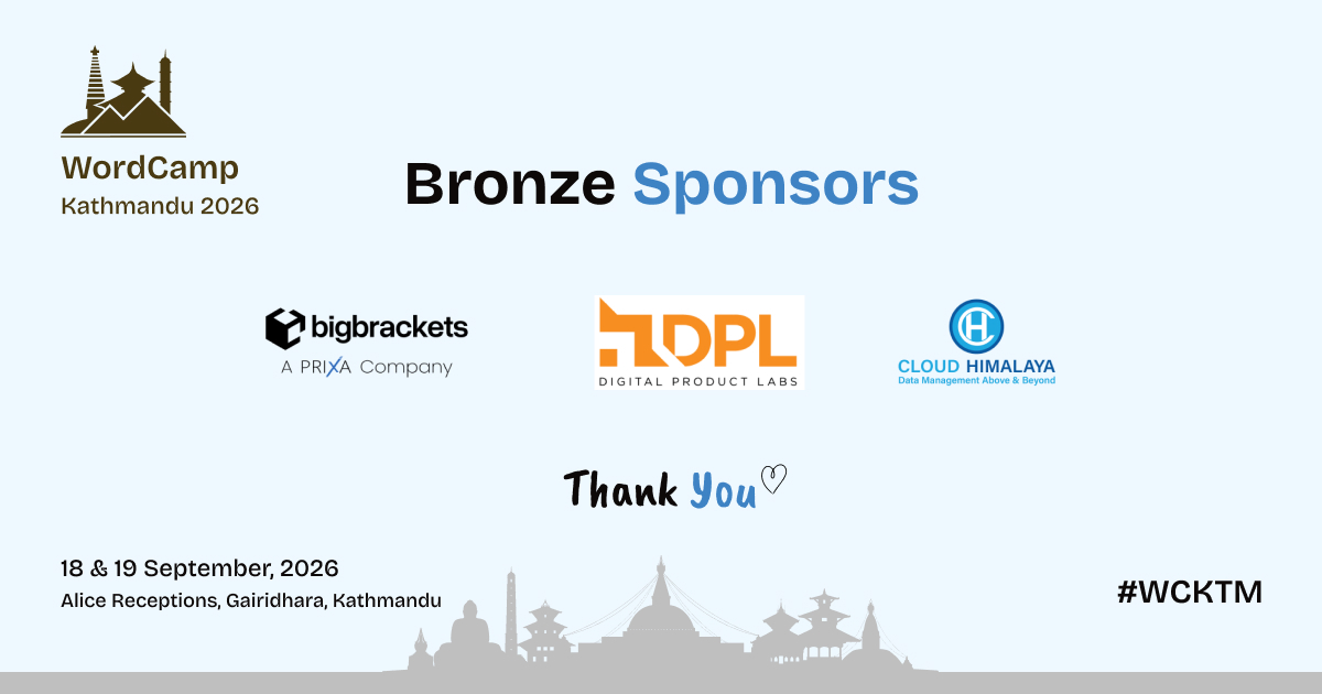 bronze sponsors