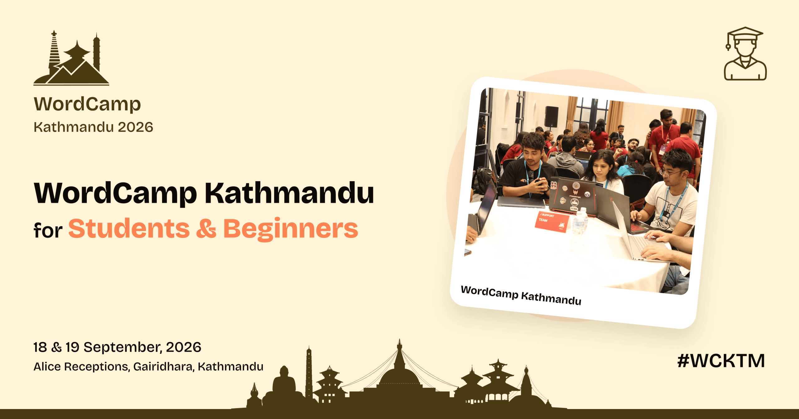 WordCamp Kathmandu 2026 for Students and Beginners